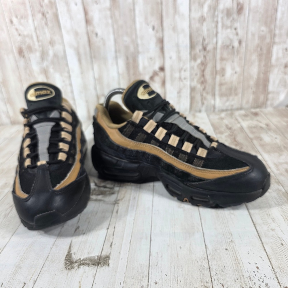 Nike Air Max 95 Mens Black Elemental Gold Sneakers DM0011-004 Size 7 - Picture 8 of 8